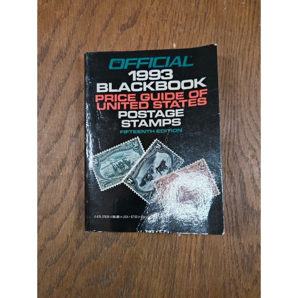 Official 1993 Blackbook Price Guide US Postage Stamps 15th Ed Marc Hudgeons